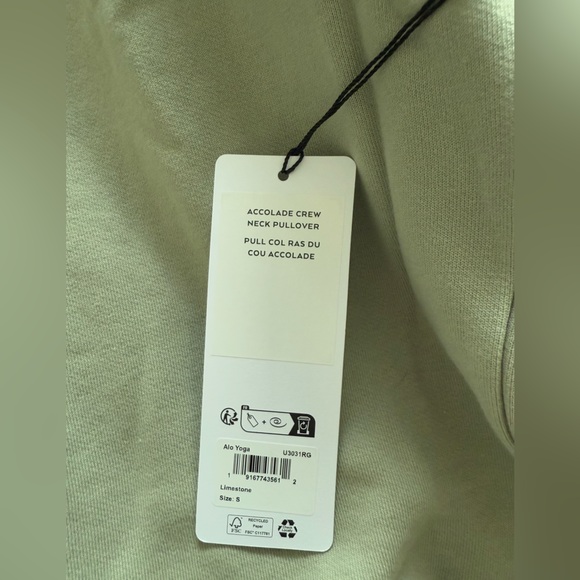 ALO Accolade Crewneck Pullover Green - Picture 4 of 4